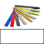 Pesi adesivi HPW 380 Colorati per ruote, Bianco