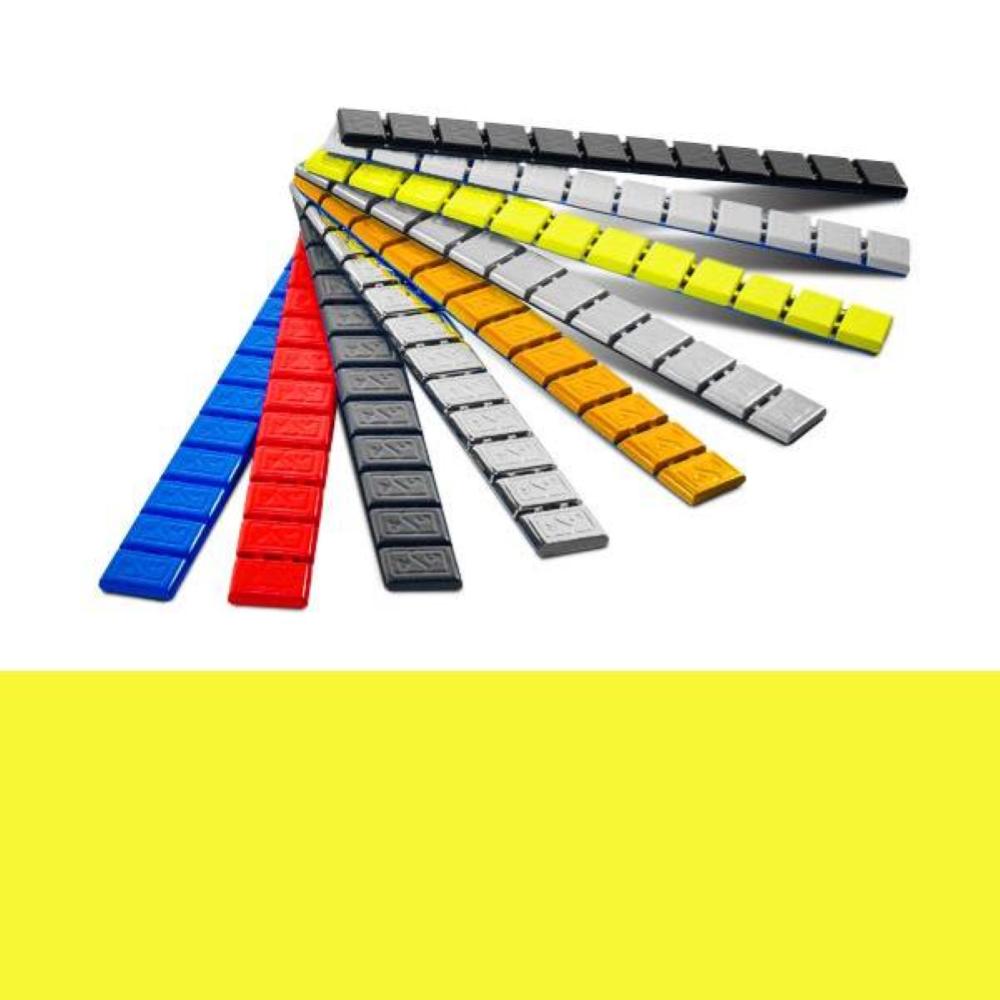 Pesi adesivi HPW 380 Colorati per ruote, Giallo