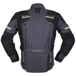 Giacca Modeka (CE) Taran Flash 2in1, Nero - Grigio scuro - Giallo Fluo
