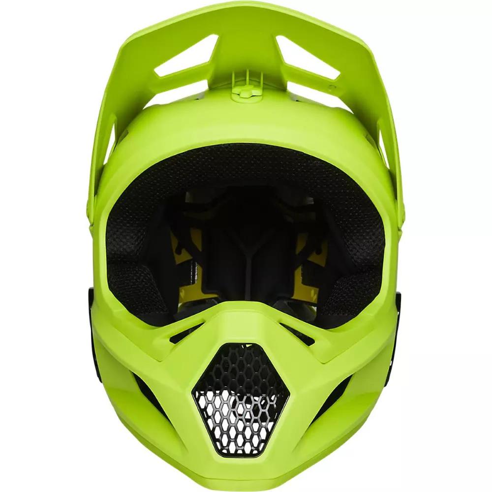 Casco Bici Fox Rampage Helmet, CE/CPSC - Fluorescent Yellow
