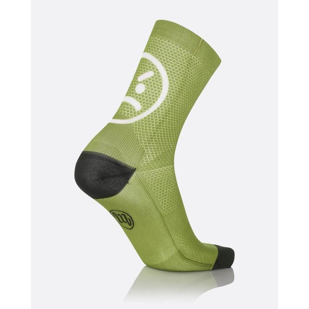 Calze MB Wear Fun Smile Verde, S/M (36/40)
