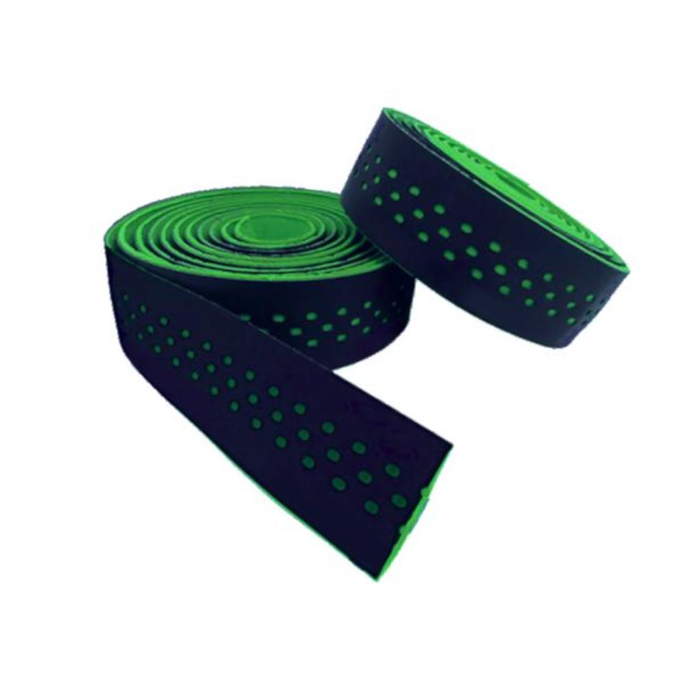 Nastro Manubrio Gist Bicolor Eva Nero Verde, 2pz
