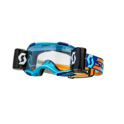 Occhiali MX Scott Fury WFS Royal Blue Orange, clear works