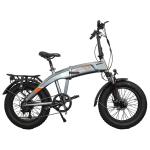 Fat Bike elettrica pieghevole Ezo Alper Cross 20 - Grigio Arancio