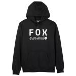 Felpa Fox FX con cappuccio Stop, Black