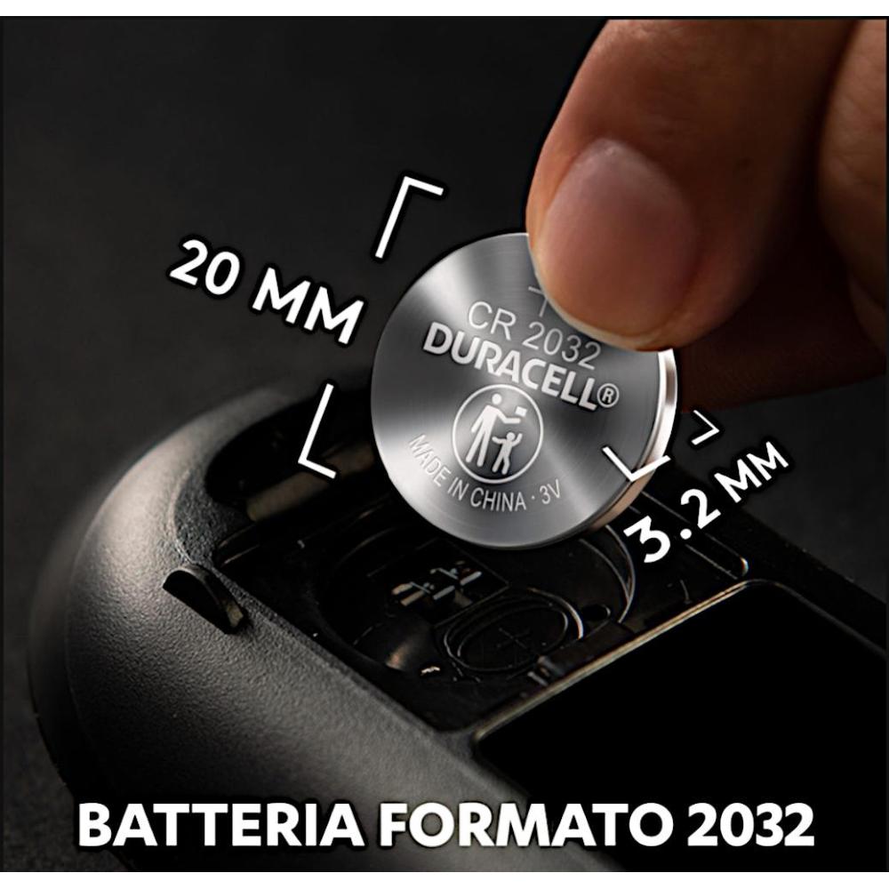 Batteria CR2032 a bottone al litio, 2pz.