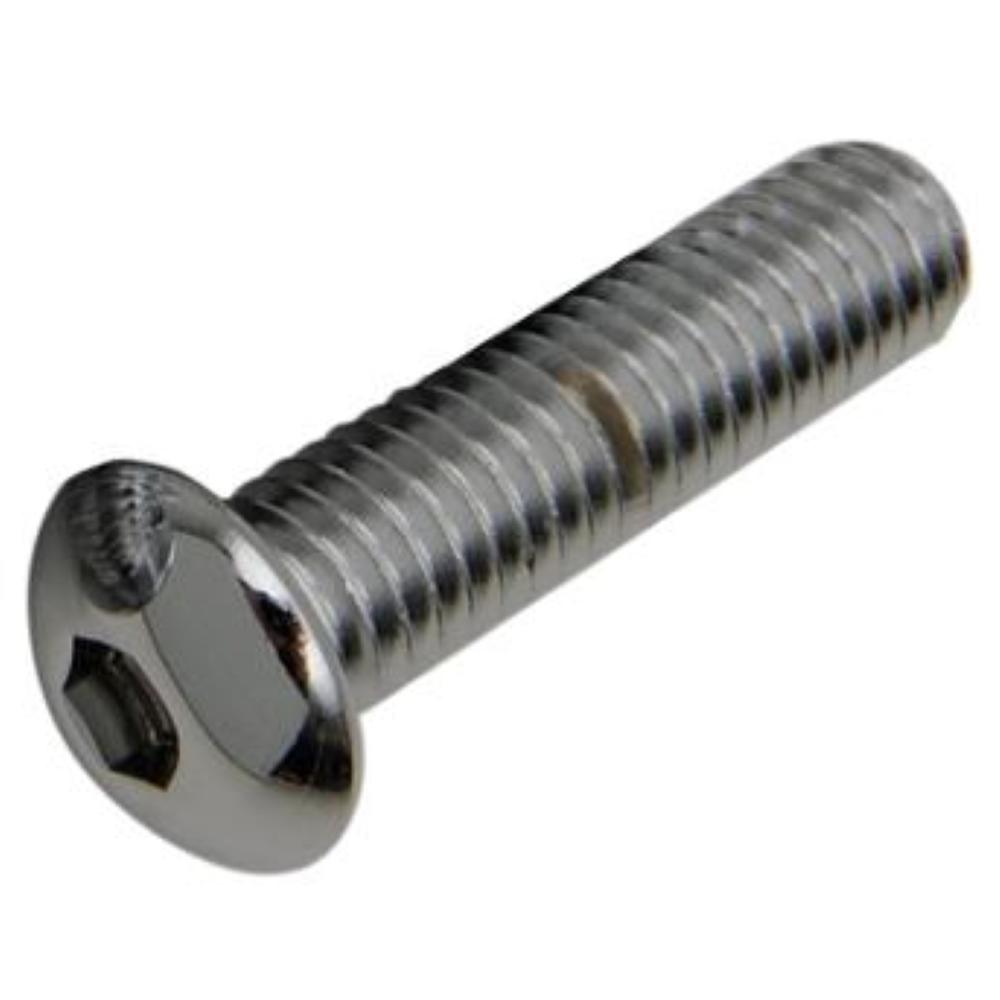 Vite in pollici Bombata 3/8"-16 x 1 3/4" Cromata