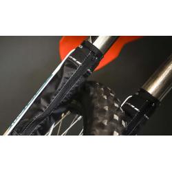 X-Mud calza coprifodero con Ø 46/49 mm, 2pz. Nero