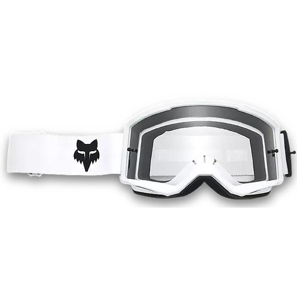 Occhiali MX Fox Main Core FX25 White, lente Trasparente