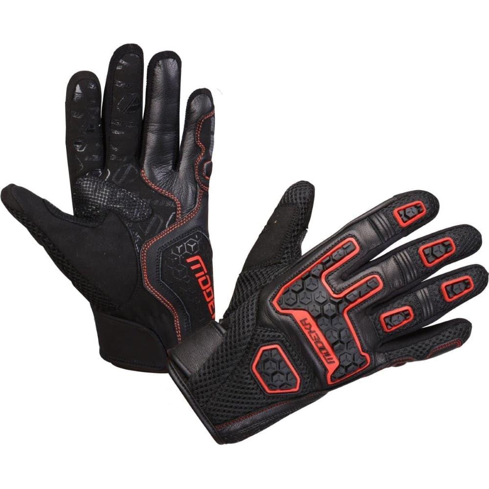 Guanti Modeka (CE) Dracon Black Red