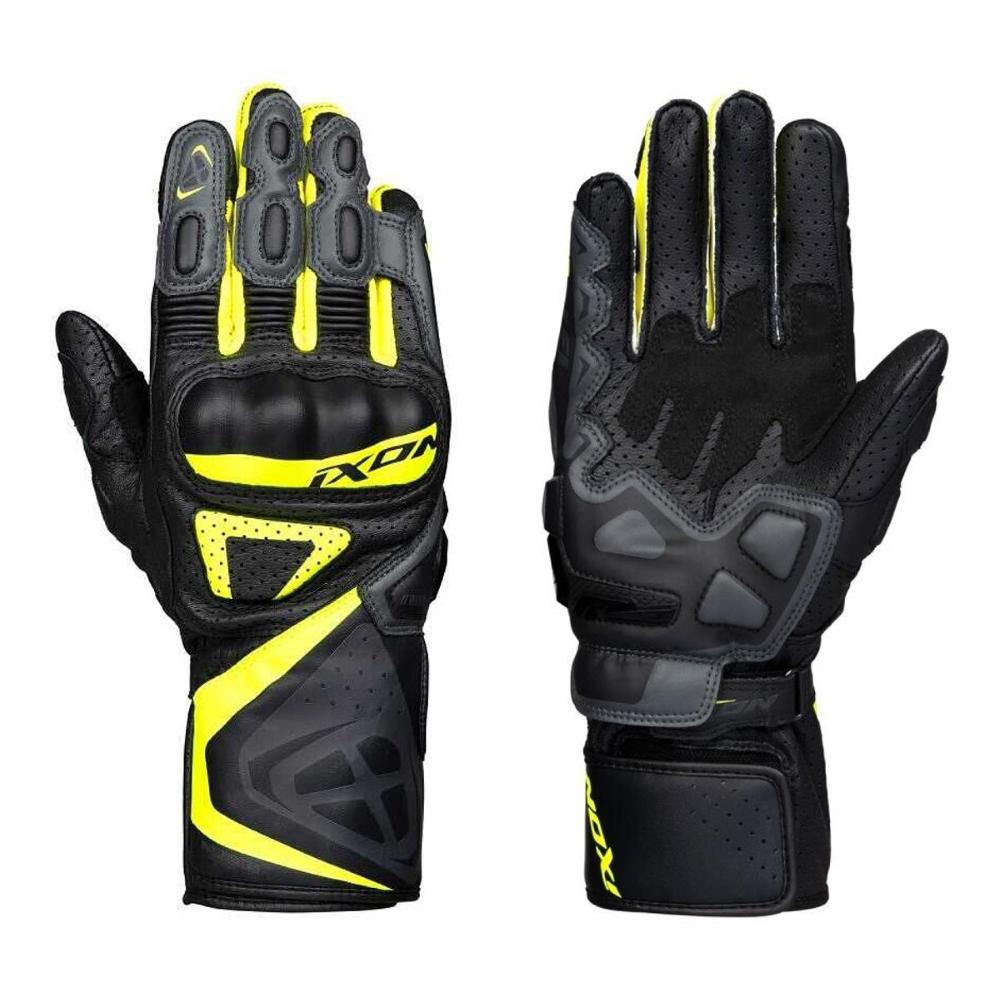 Guanti Ixon (CE) GP5 Air Nero Bianco Giallo taglia 3XL