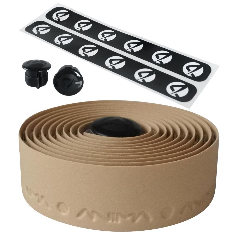 Nastro manubrio Fat Boy Slim Gravel beige 11 con tappi