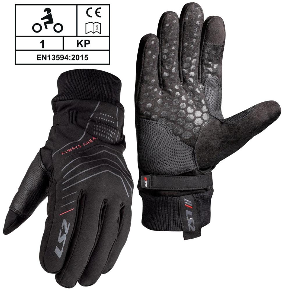 Guanti LS2 (CE) Civis WP nero