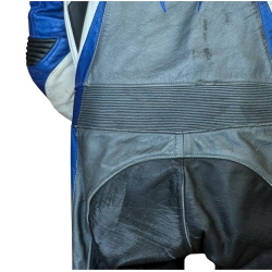 Usato: Tuta intera Dainese® Nero Bianco Blu, taglia 52