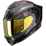 Casco Scorpion Exo 1500 Carbon Air Mundi Black Red Yellow