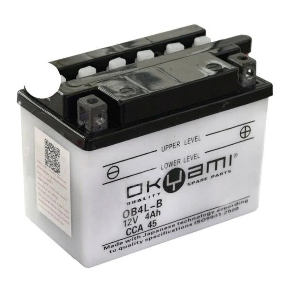 Batteria Moto M YB4L-B 12V-4Ah, 121x71x92mm