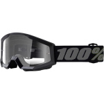 Occhiali MX 100% Strata Mini Black lente trasparente