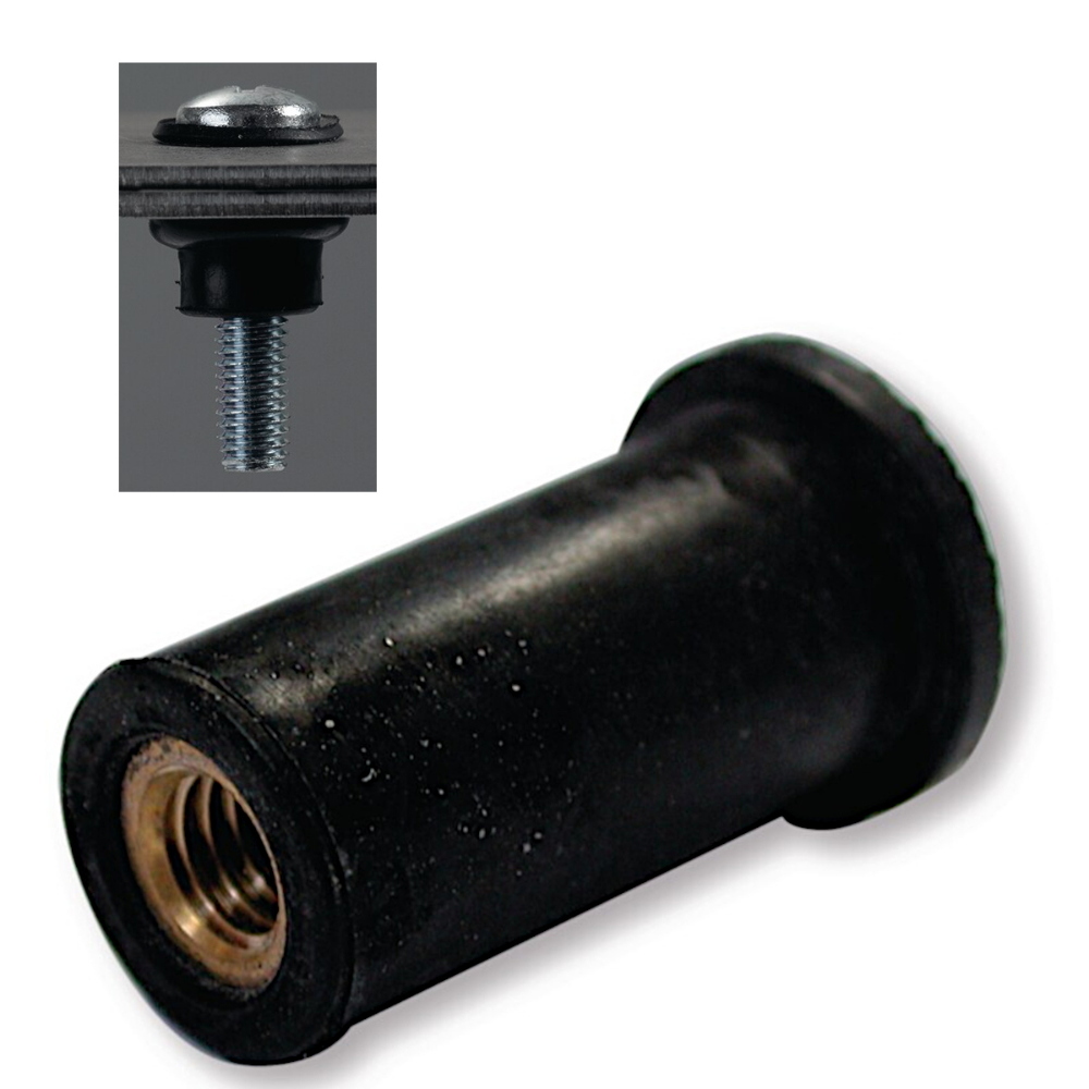 Rivetto in Gomma M6x12,7x16
