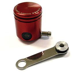 Serbatoio olio freni 27ml, 49mm x Ø40mm Alluminio Rosso