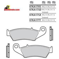 Coppia pastiglie freni, 07KA17 SX Brembo