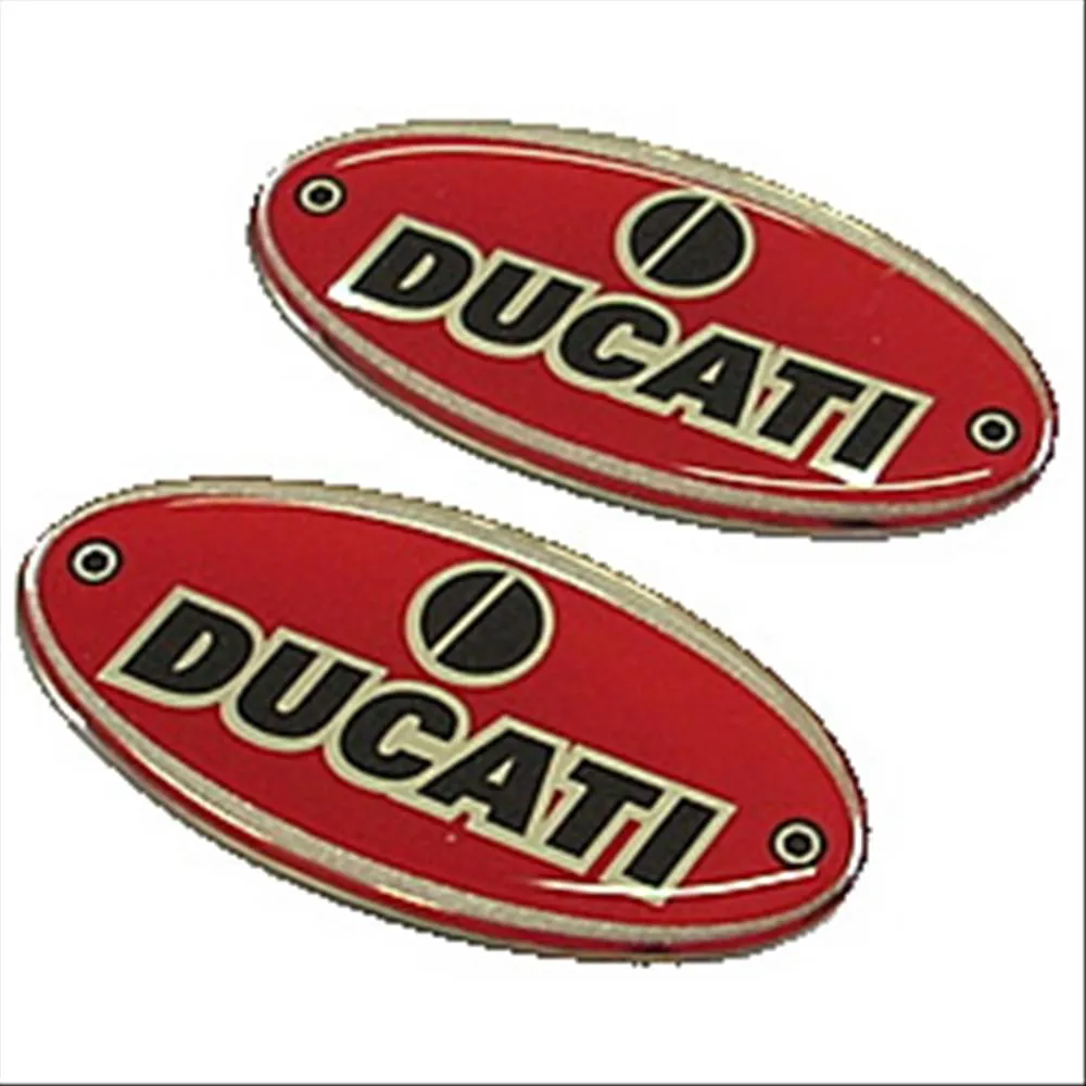 Stemmi 3D ovali Ducati, 2pz.