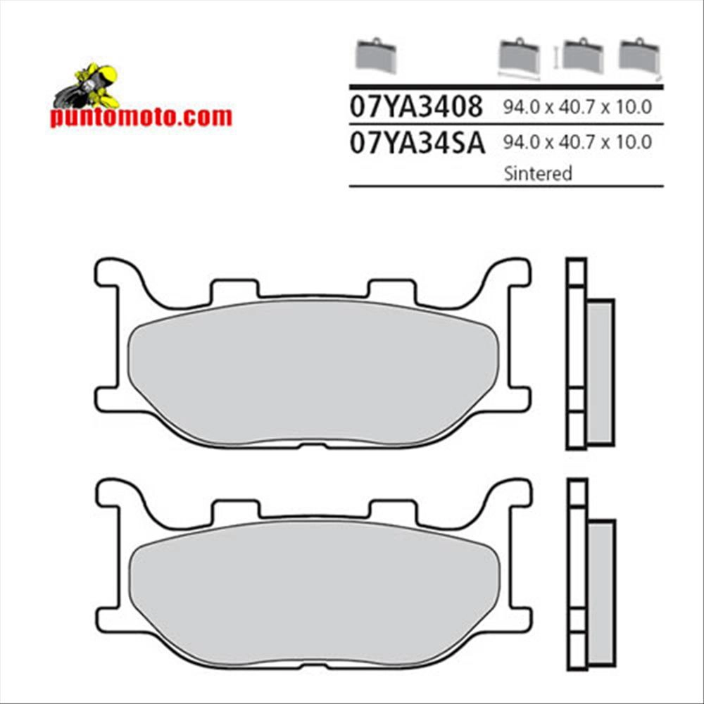 Coppia pastiglie freni, 07YA34 SA Brembo