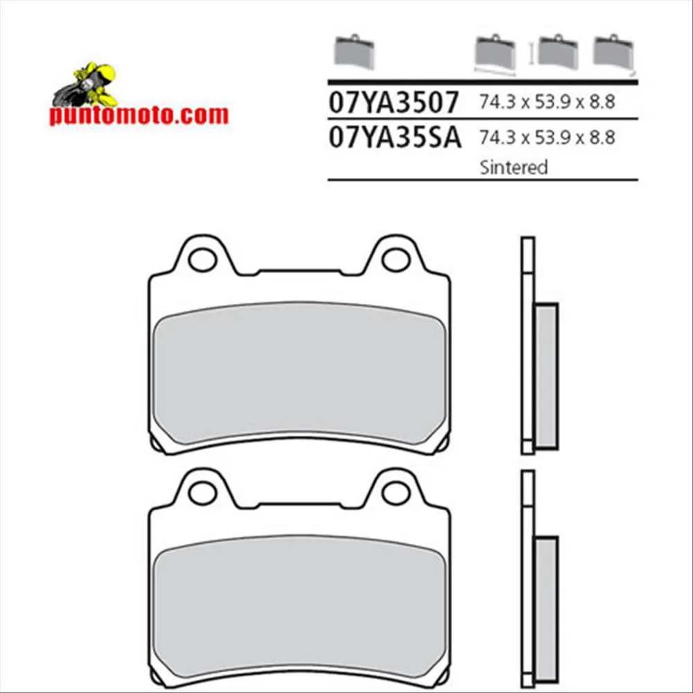 Coppia pastiglie freni, 07YA35 SA Brembo