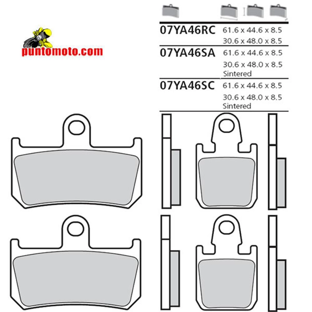 Pastiglie freni moto Brembo 07YA46 SA - 4 pezzi