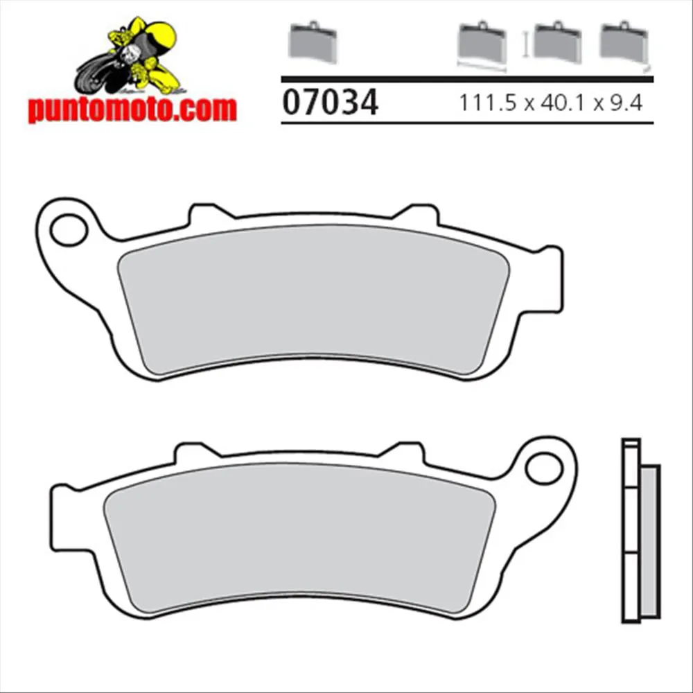Pastiglie freni moto Brembo 07034 - Carbon Ceramica