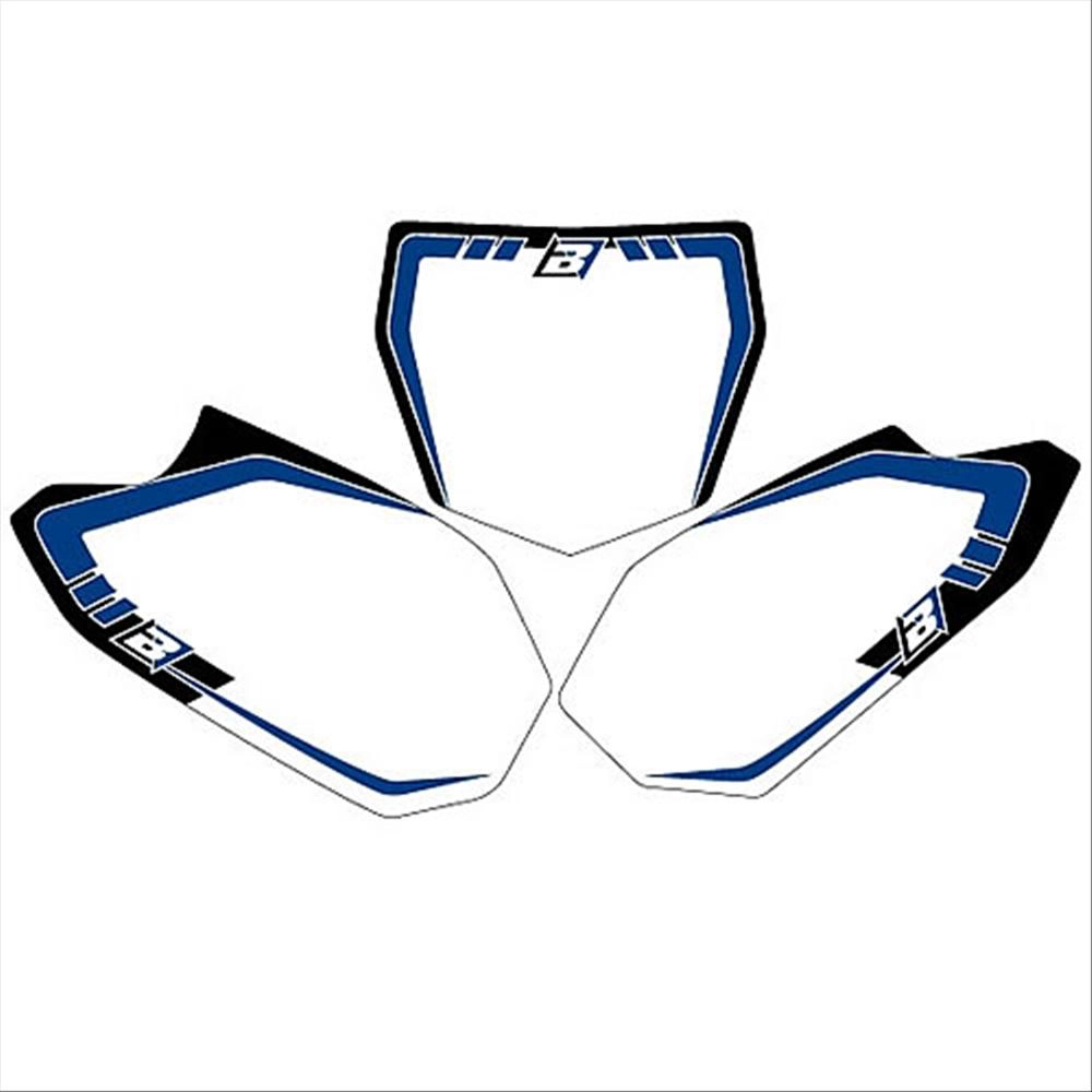 Kit Adesivi Yamaha Number Plate YZF450 (10-13)