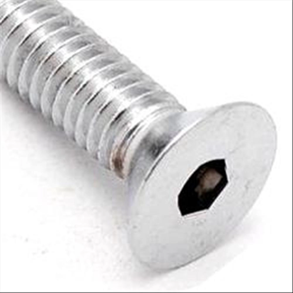 Vite in pollici cromata 5/16"-18 x 1 testa conica
