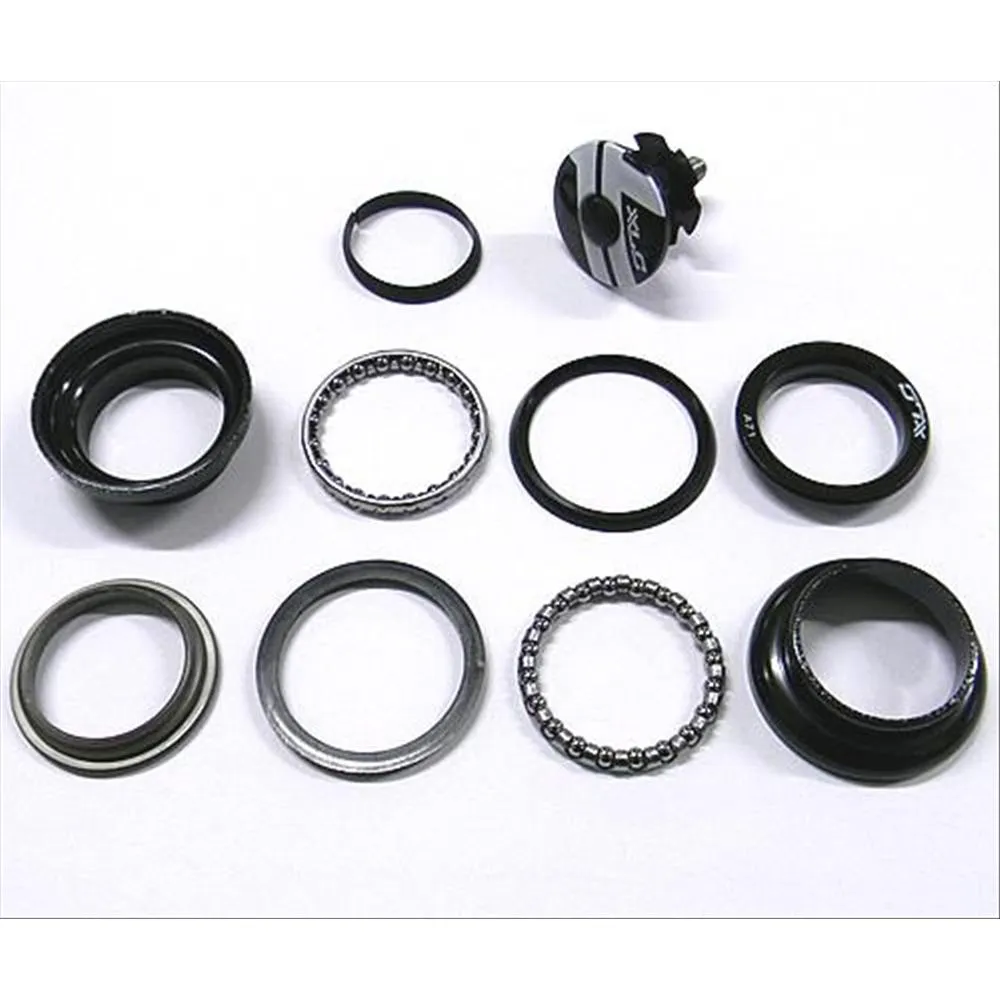 Serie sterzo MTB HS-S04 1.1/8" cono Ø30,0 nero