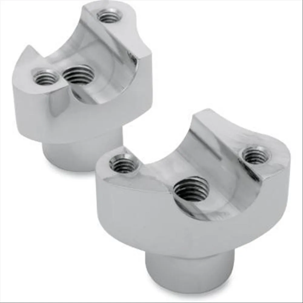 Riser Manubrio Ø25,4mm x 43mm (1,7") , filettatura 1/2"-13 Cromato