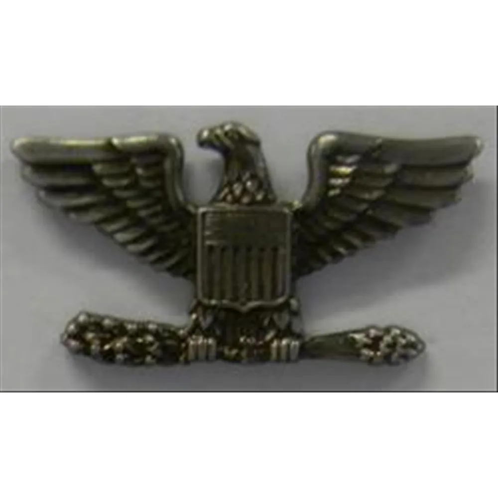 Spilla "Aquila" Cromata nera