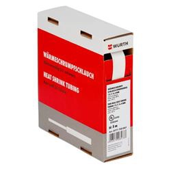 Guaina Termoretraibile Sottile Ø6,4/3,2mm (1mt) Bianca