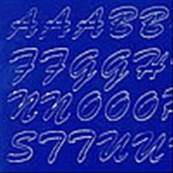 Set lettere adesive Blu, 170 pz.