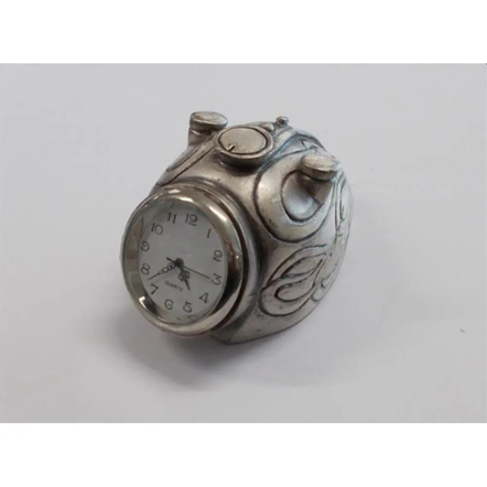 Orologio Sebatoio Moto Old Silver da tavolo