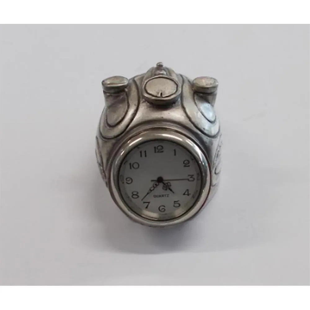 Orologio Sebatoio Moto Old Silver da tavolo