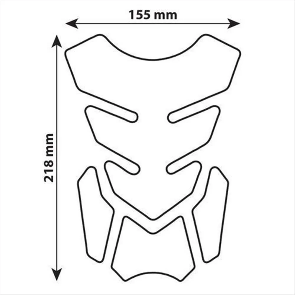 Protezione Serbatoio Pro-Tank X2, Carbon Look