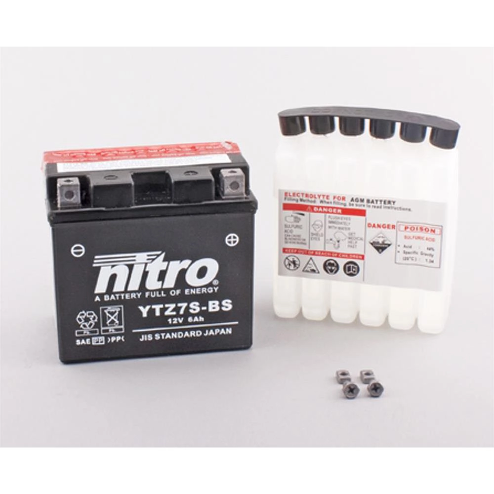 Batteria Moto MF YTZ7S-BS 12V-6Ah, 114x70x106mm