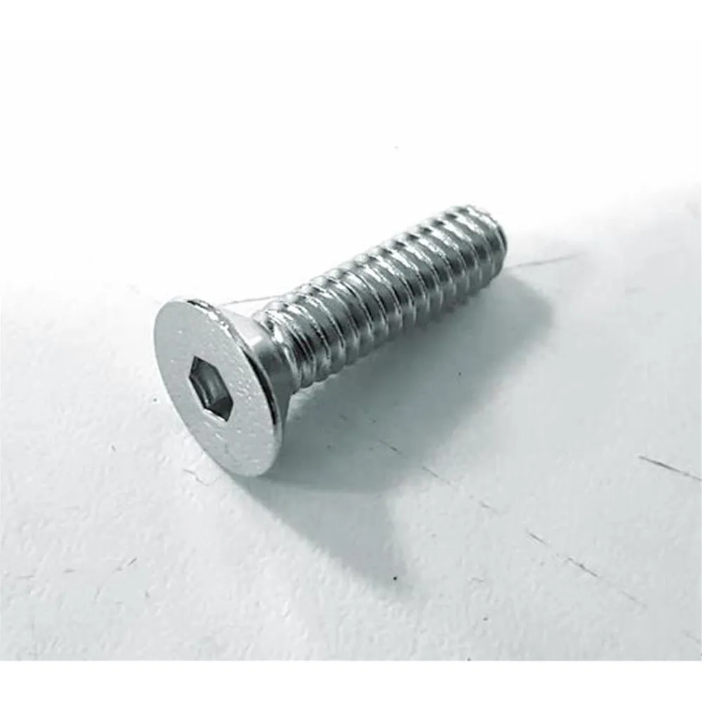 Vite in pollici cromata 1/4"-20 x 1 testa conica