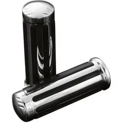 Manopole moto Ø22 chiuse Legend cromate
