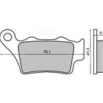Pastiglie freni moto HP Brakes 1333 ( 07BB02 ) - Sinterizzate