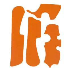 Protezioni telaio Vibram® KTM SX EXC 11/16 Arancio - 2pz