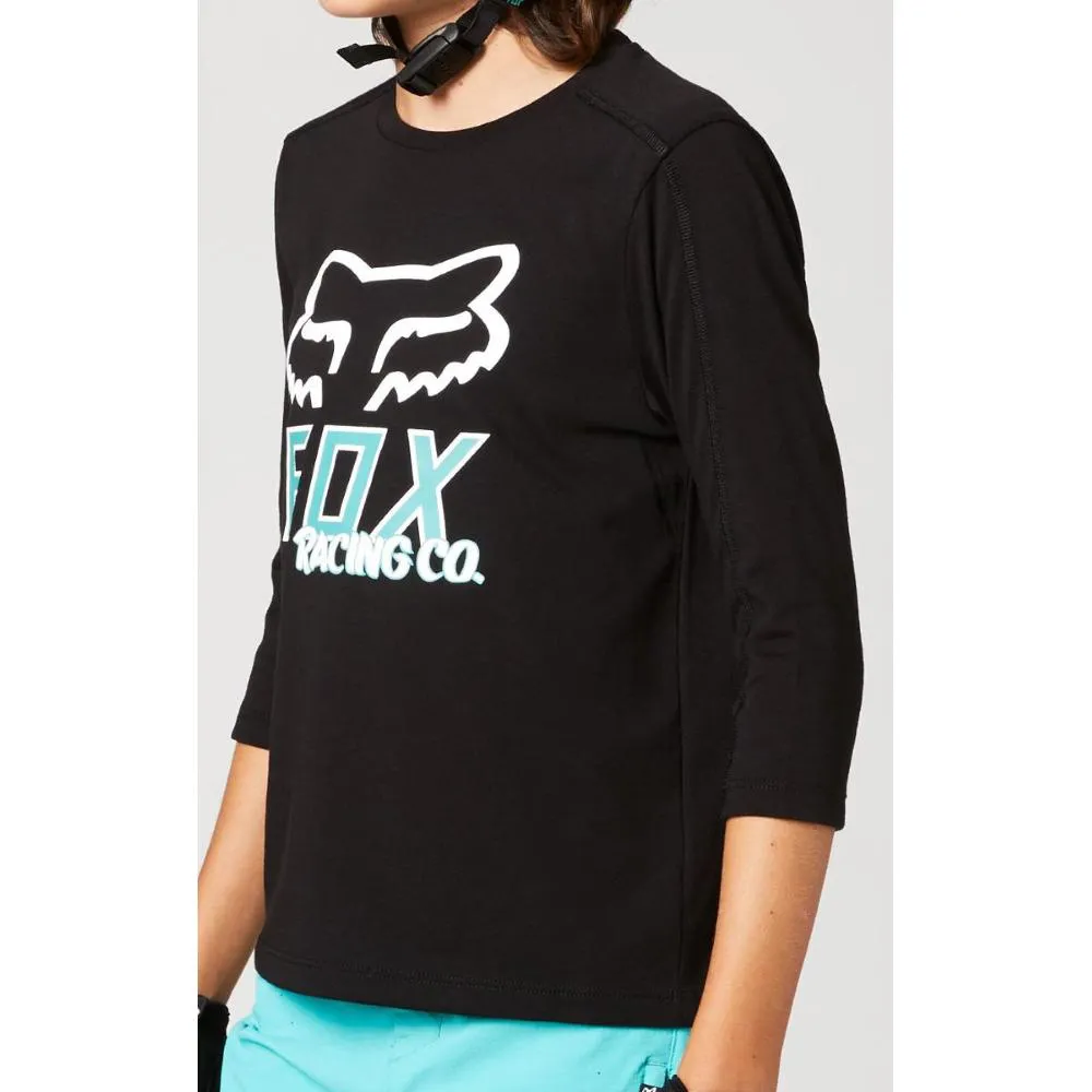 Maglia Bambino Fox FX Ranger Drirelease® 3/4, Black