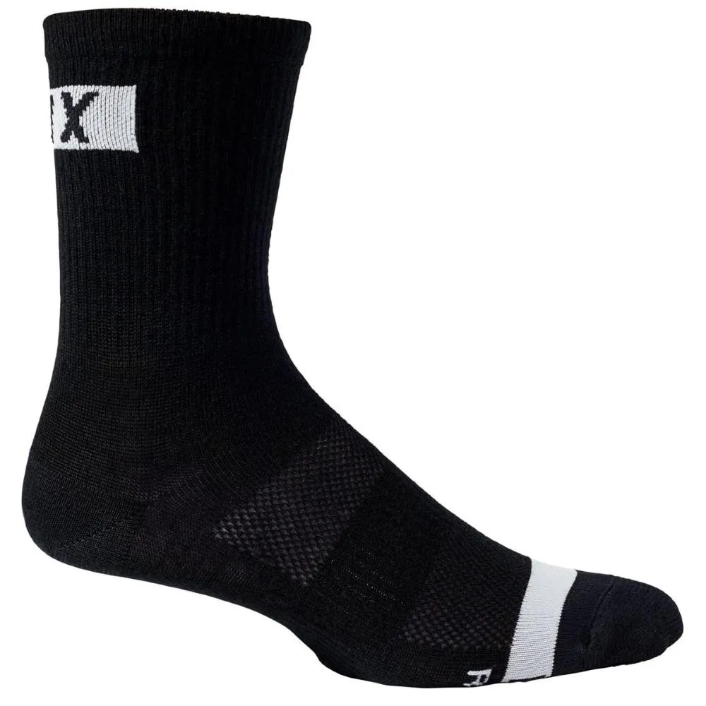 Calze FOX 6" Flexair Merino Black Taglia 39-42