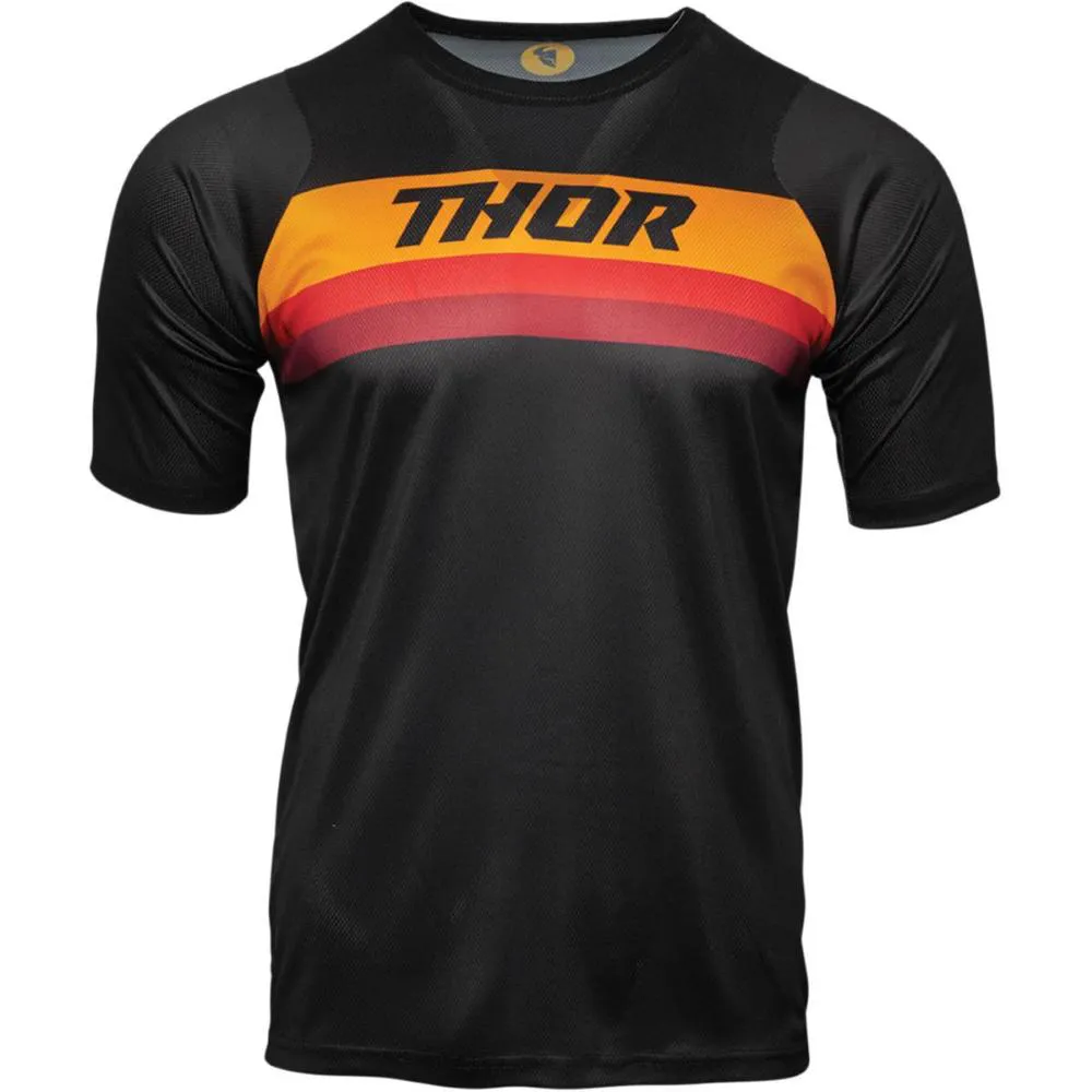 Maglia Thor Assist SS Black Orange
