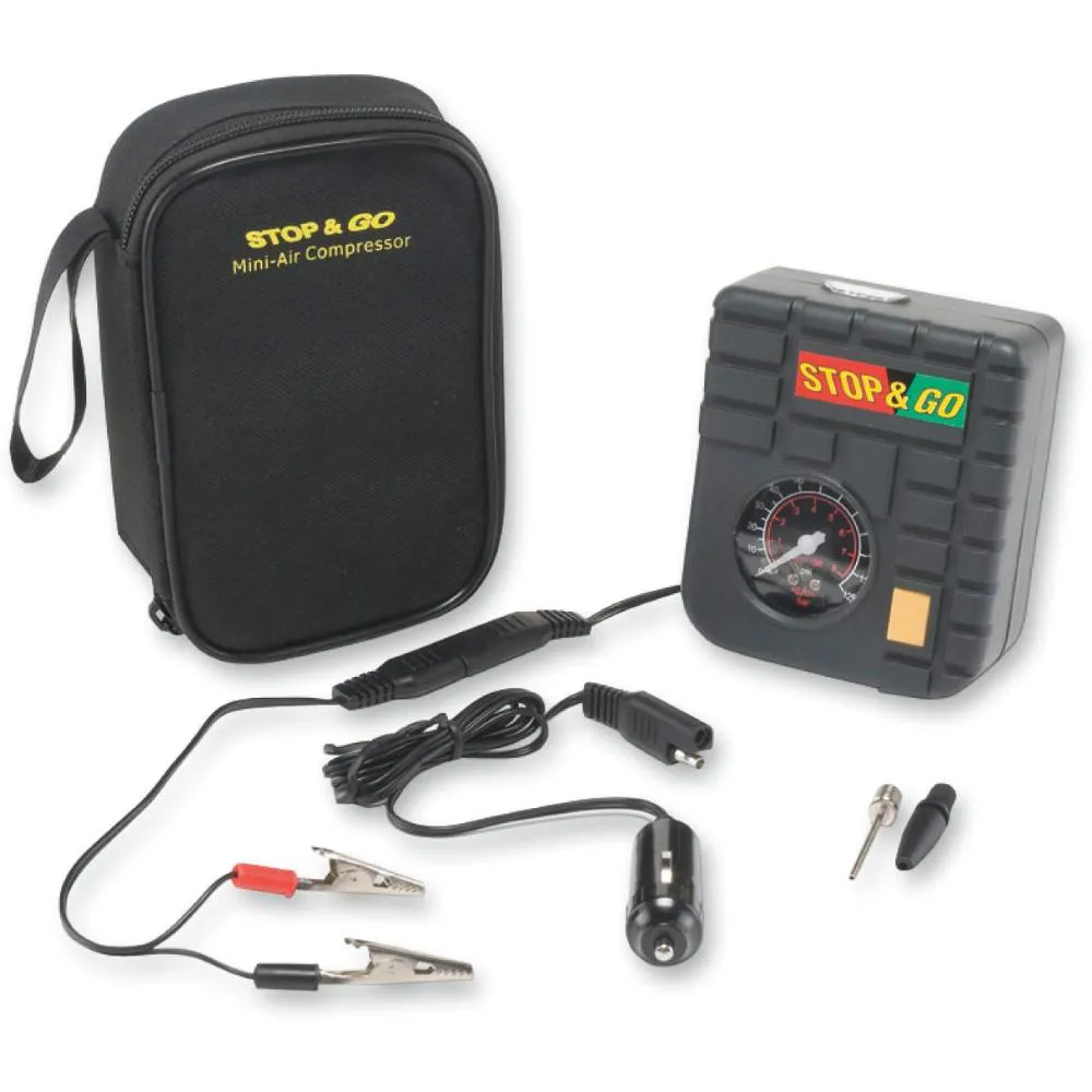 Mini compressore Pneumatici Moto Stop & Go compatto