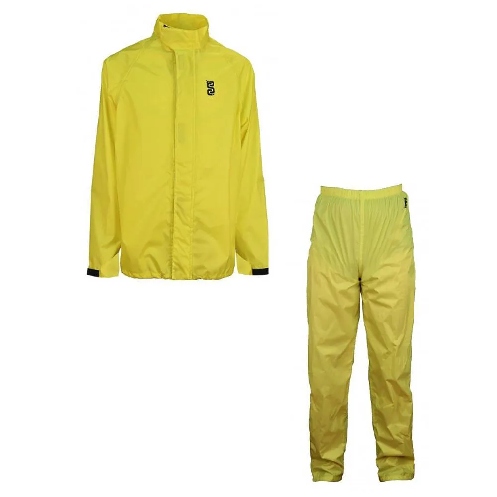 Tuta Antipioggia Divisibile OJ System Set, Giallo Fluo Taglia 4XL