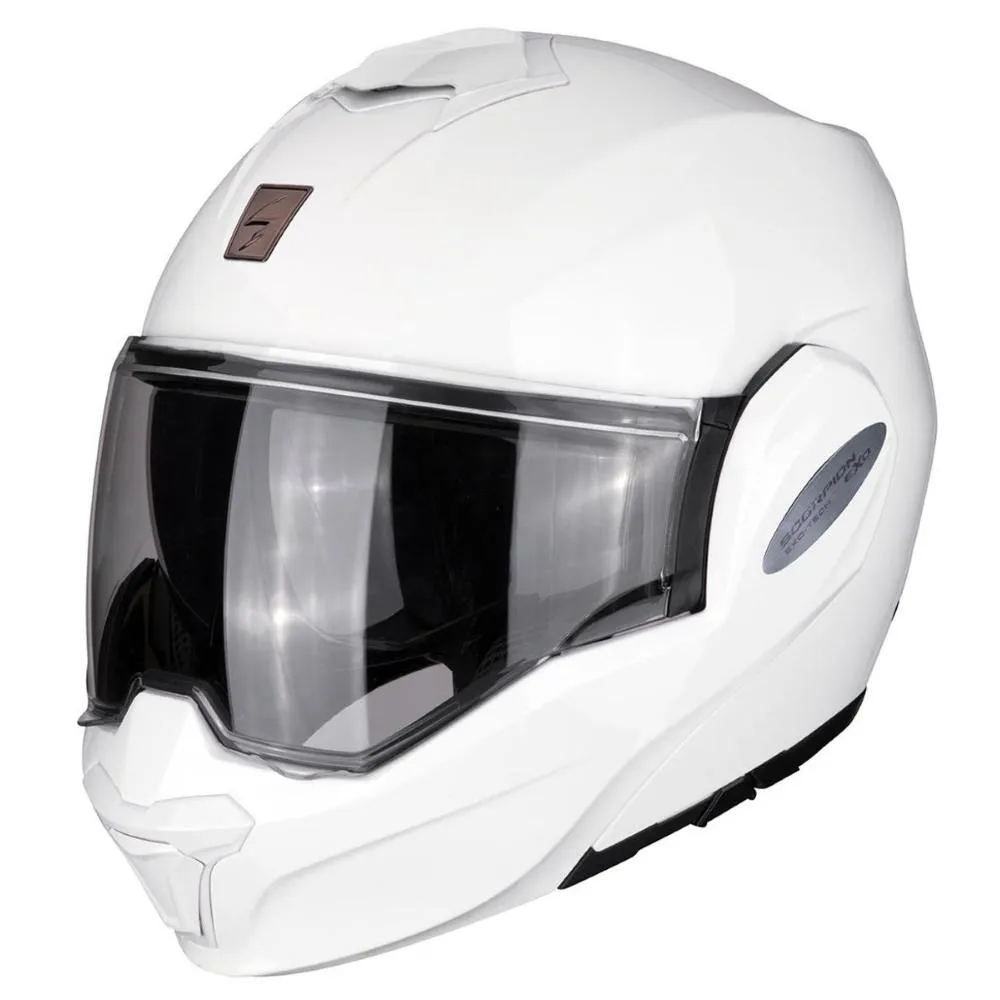 Casco Scorpion Exo Tech Evo Solid Bianco Lucido